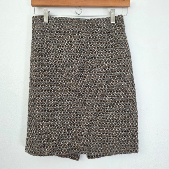 J Crew Tweed Wool Blend Pencil Skirt - Picture 1 of 6